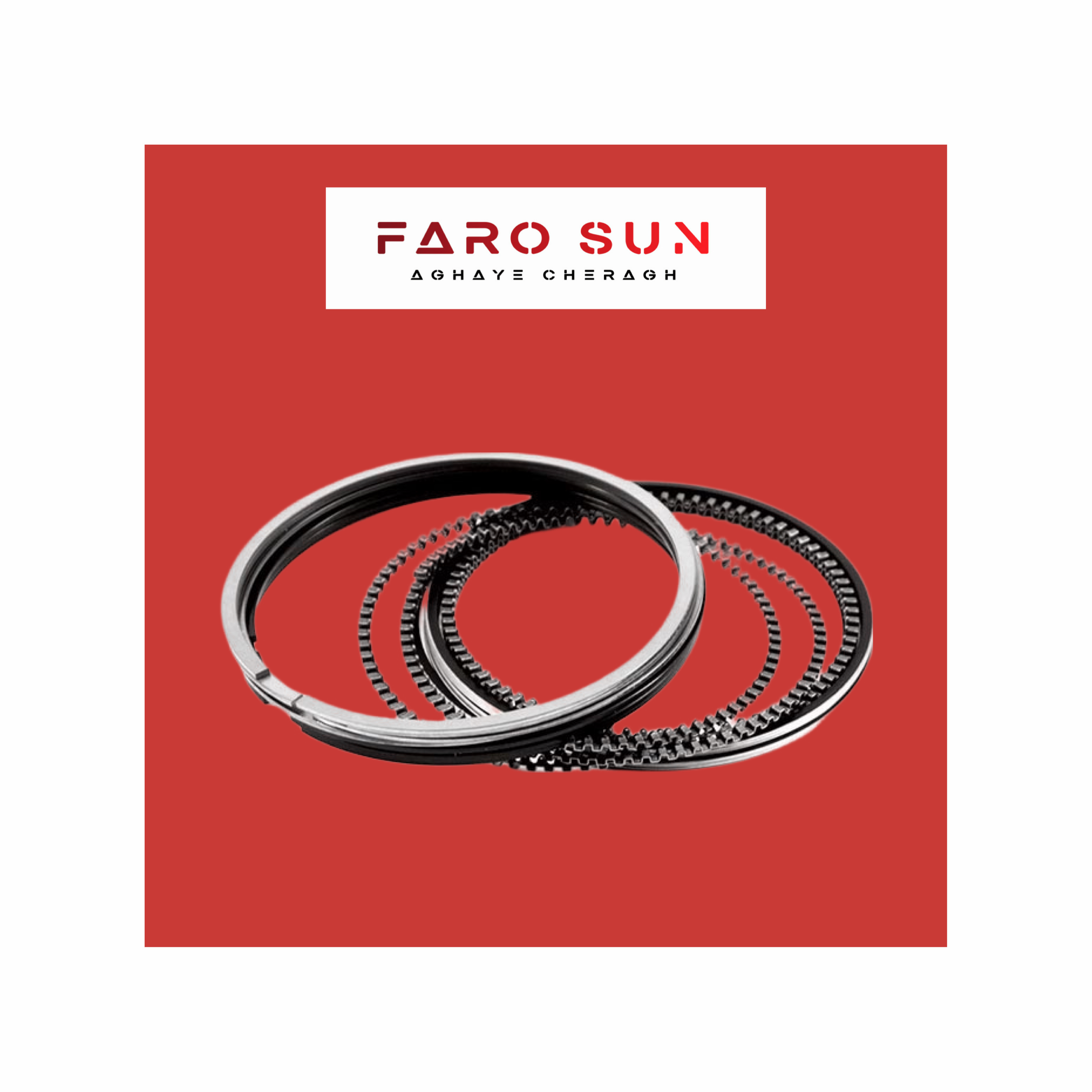  رینگ پیستون موتور 530/550/x33 و Tiggo 5 اورجینال شرکتی Chery با کد فنی: 484H-BJ1004030